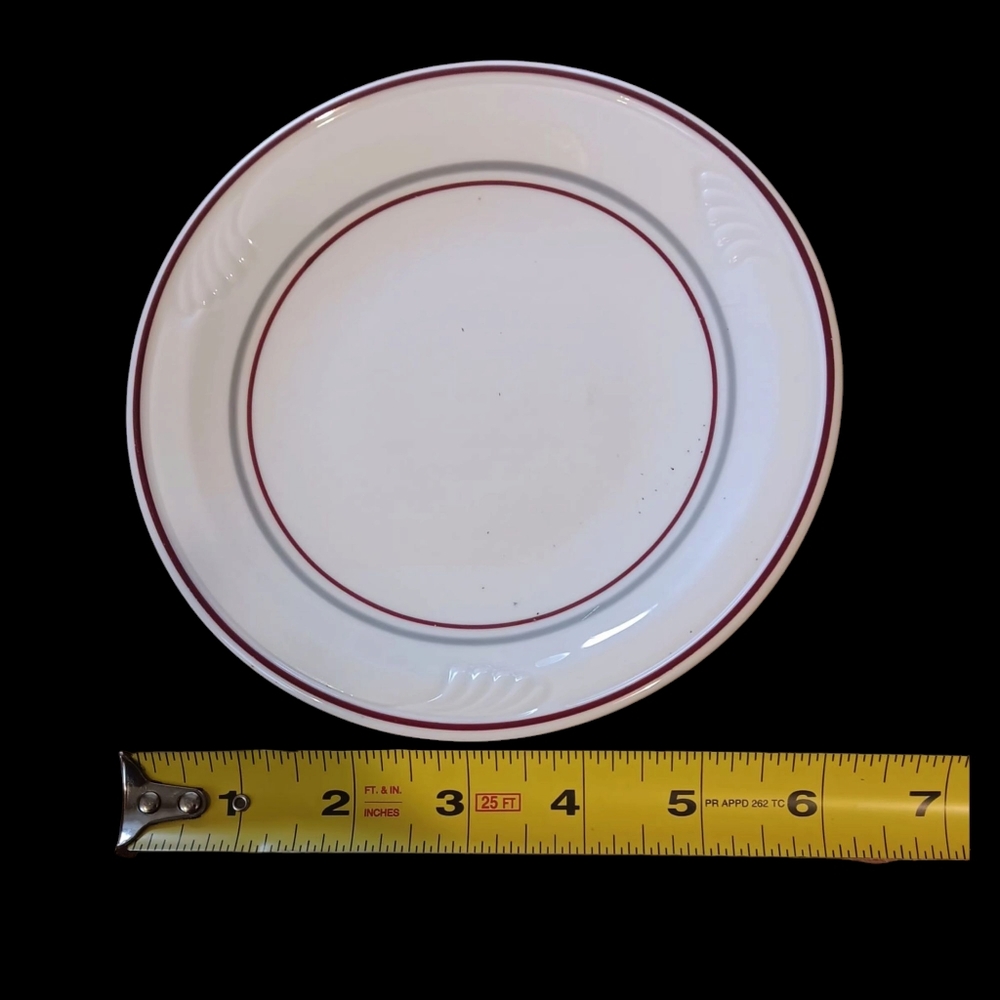 Corning Pyroceram 9-inch "Whispering Mist" salad plate Set Of 2. 6" Diameter
